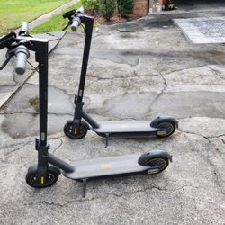 Two Segway Ninebot Kickscooters