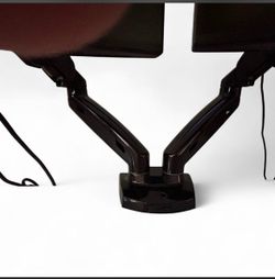 Dual Monitor Desk Mount with Gas Spring Arms
