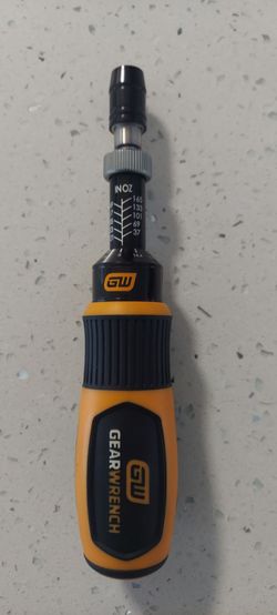 NEW GearWrench 89622 1/4" Drive Adjustable Torque Screwdriver 21–163 in-oz