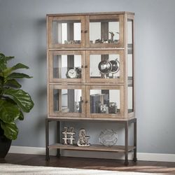 Contemporary Curio Display Cabinet