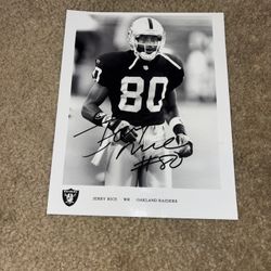 Jerry Rice/Tim Brown Autographed/Hank Aaron/Magic Johnson/Baseball Card Lot