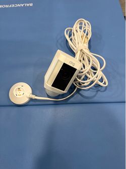 Ring camera, line powered, excellent condition. Supports ai features