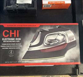 CHI Electronic Clothing Iron with Retractable Cord
