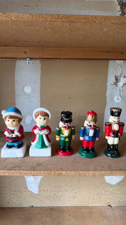Vintage Xmas candles . $10 ea