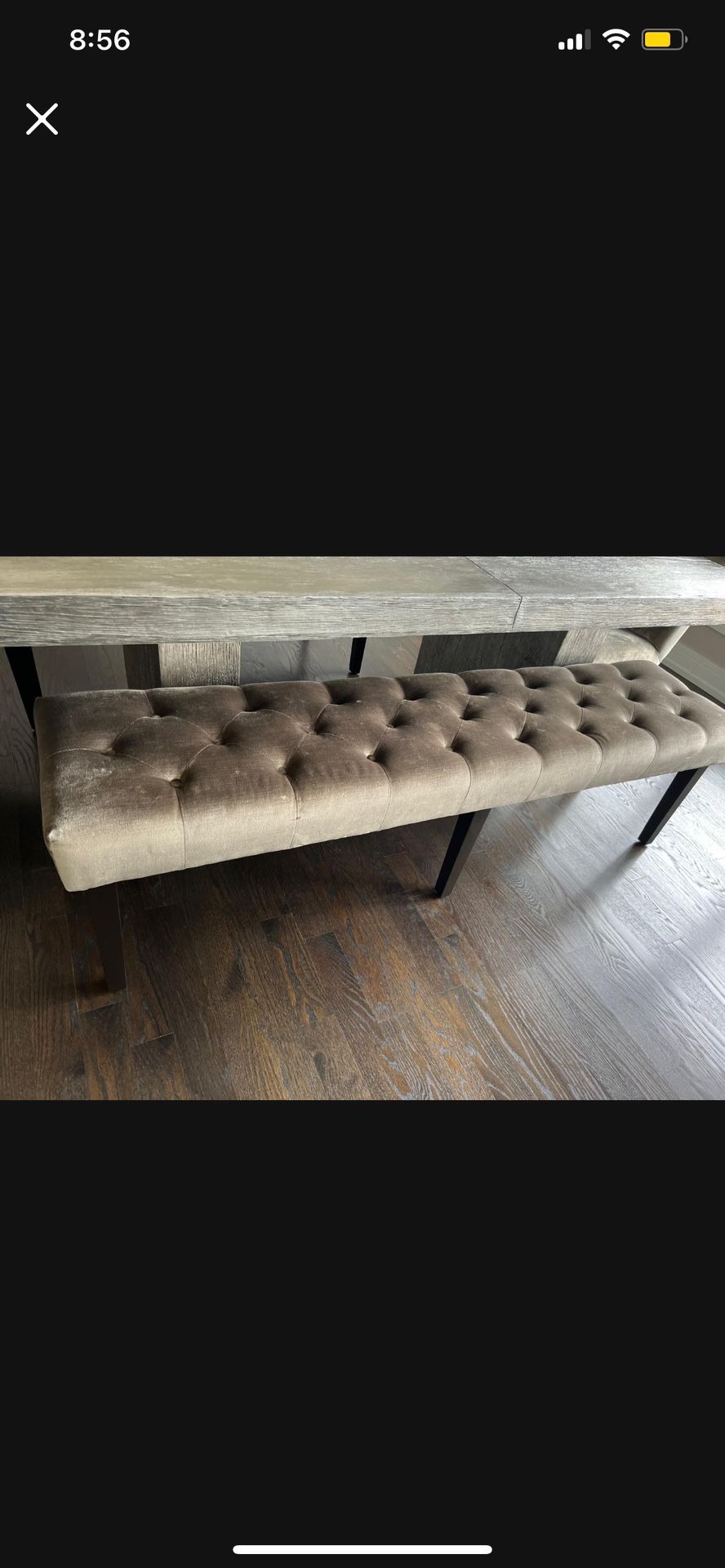 DINING BENCH FROM Z GALLERIE