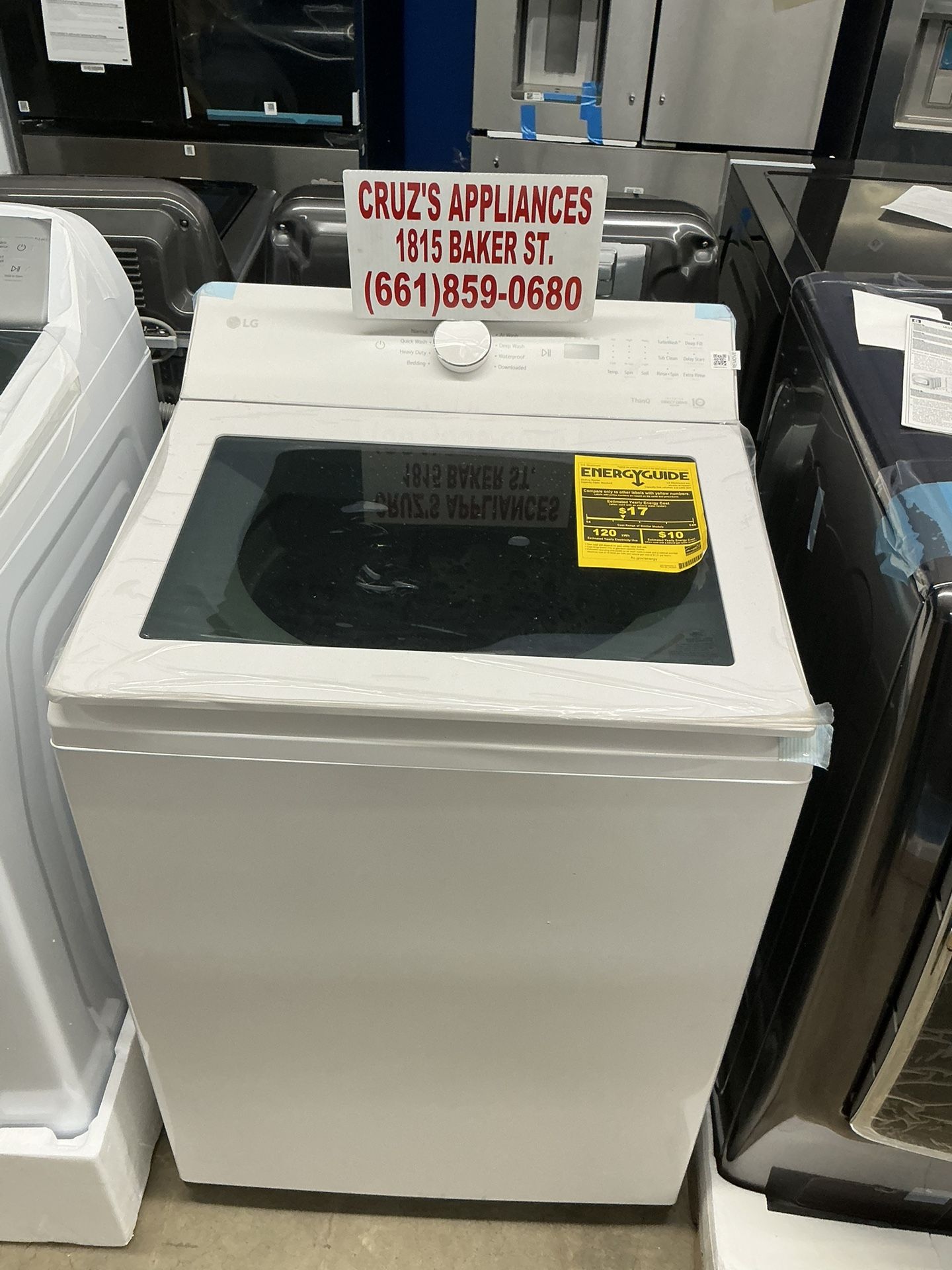 Cruz S Appliances Sales Brand New LG Washer