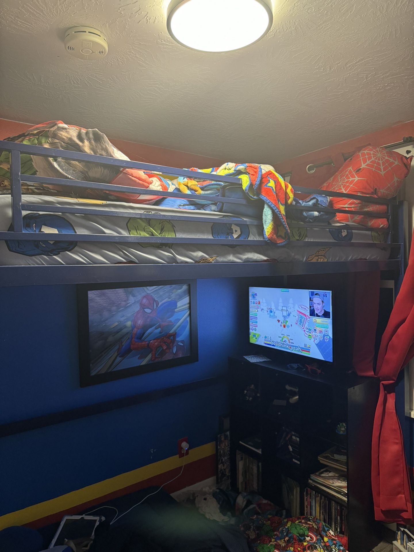 Navy Blue Loft Bed