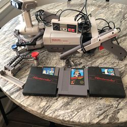 Nintendo Console Games,robot And Gun