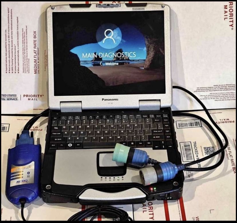 LAPTOP DIAGNÓSTIC A DIESEL CUMMINS DETROIT CATERPILLAR MACK VOLVO