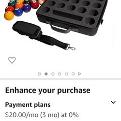 Billard Ball With Case