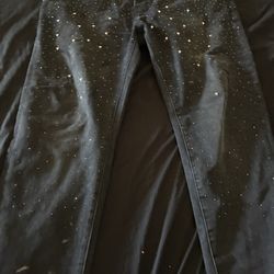 Purple Jeans With Rhinestones (Read Desc)