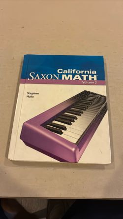 California Saxon math volume two