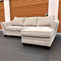 Beige Sofa Sectional (Free Delivery)