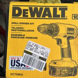DeWalt 18 V 1/2” Drill/Driver 