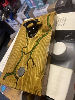 Epoxy Wood Bottle Opener