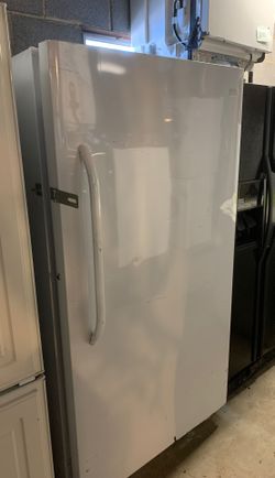 Freezer upright Frigidaire top of the line free frost listen a year old