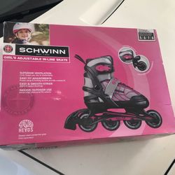 Schwinn girls adjustable in line skates - Fits youth sizes 5 6 7 8