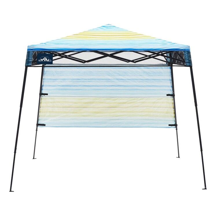 Yoli LiteTrek 36 7' x 7' Slant Leg Instant Canopy with Backpack Gazebo Rain Fly camp Camping Beach 