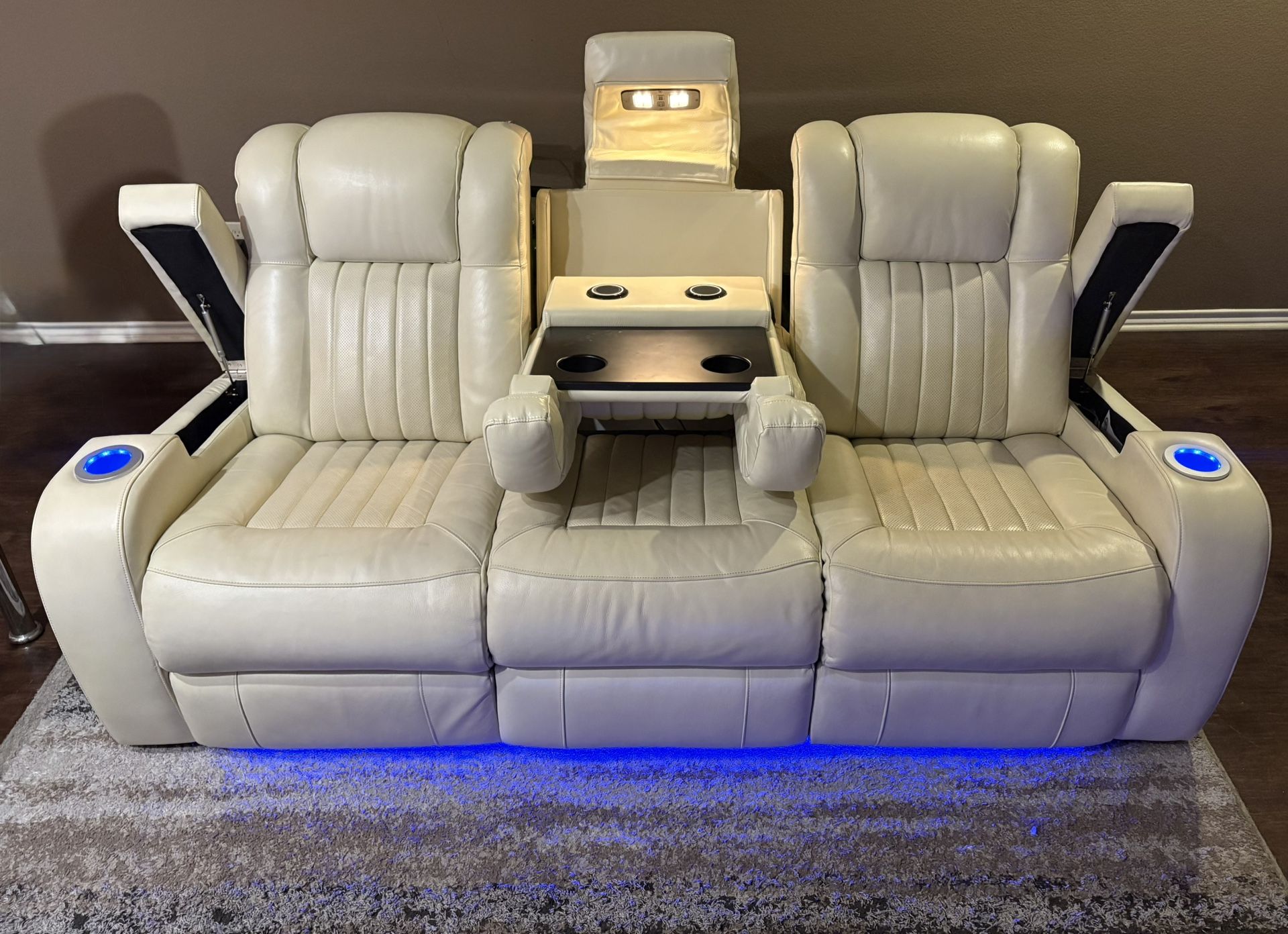 Authentic Leather Sofas $3000/$2800