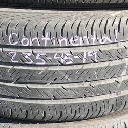 1x Used Tire Continental 235/45/19🛞