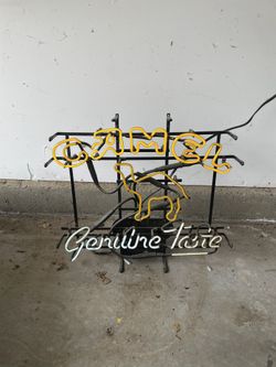 Camel “Genuine Taste” neon sign