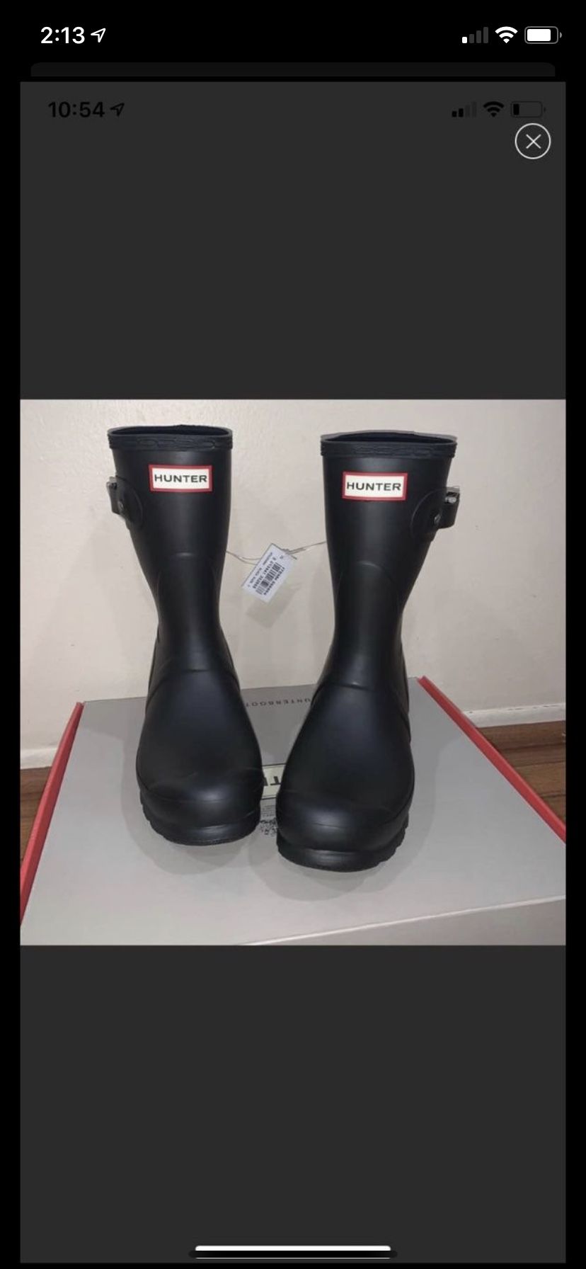 Hunter rain boots BRAND NEW!