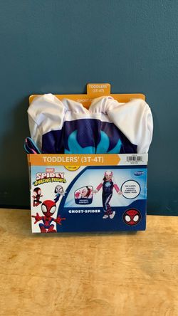 HALLOWEEN MARVEL SPIDEY AND HIS AMAZING FRIENDS GHOST-SPIDER TODDLER SIZE 3T-4T COSTUME