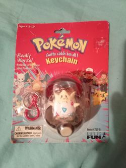 Pokemon Togepi pokeball keychain