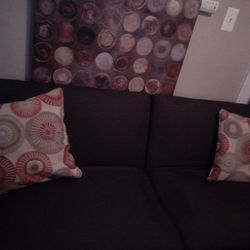Futon grey couch