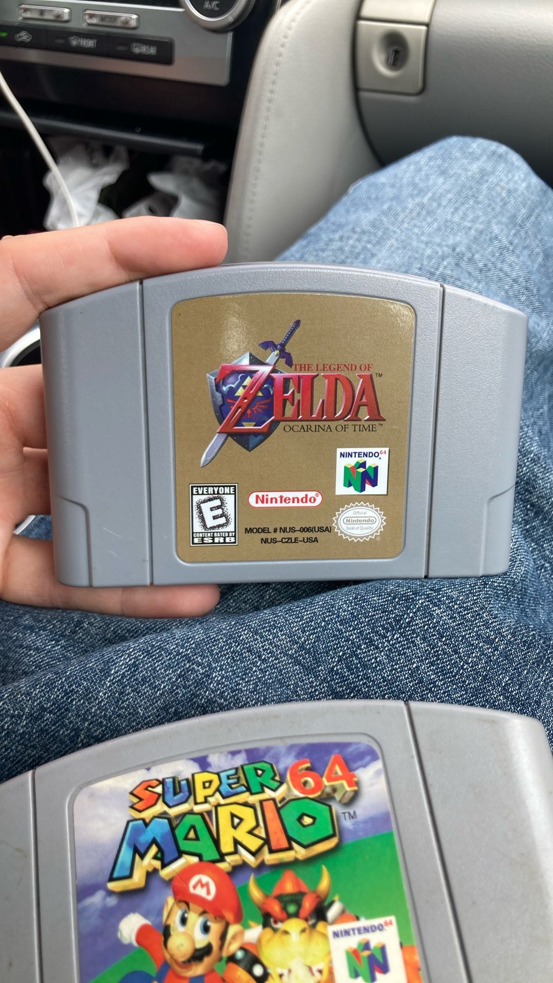 N64 Super Mario 64 And Zelda Ocarina Of Time