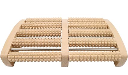 X Large Plantar Fasciitis Wooden Foot Massager Roller