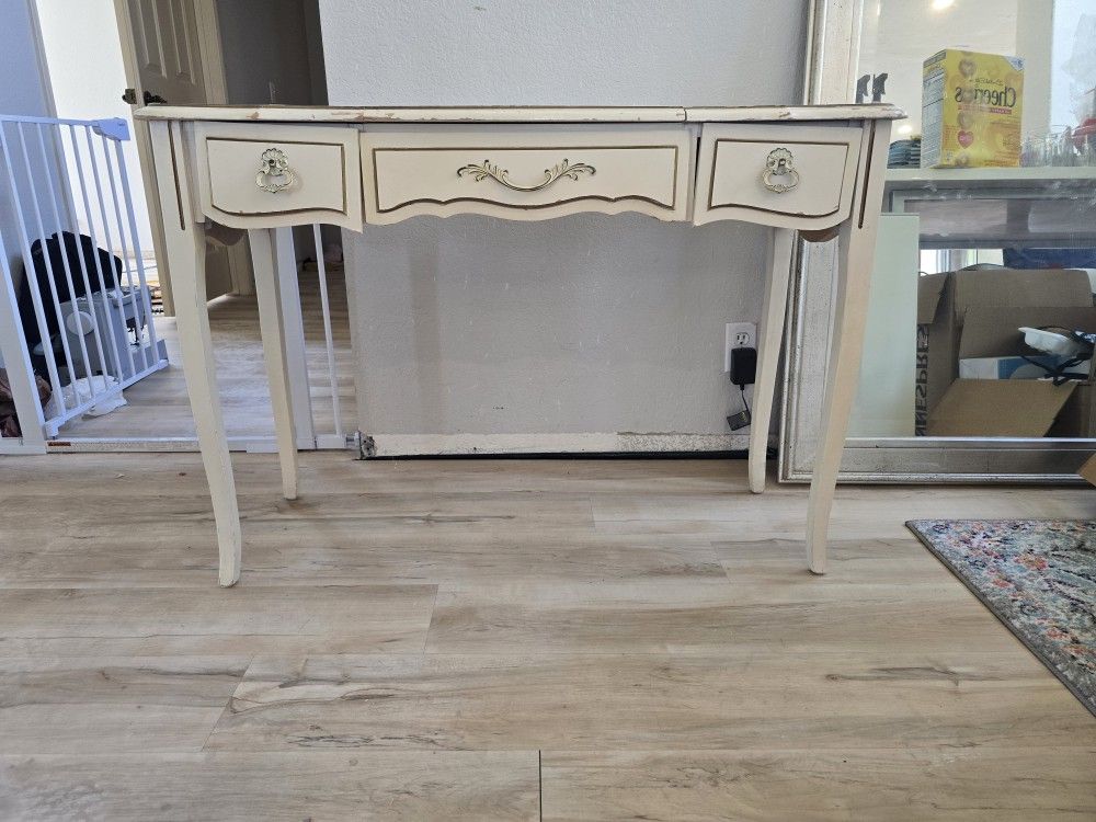 Charming Antique Vanity/Desk - Perfect for a Shabby Chic Look!