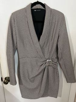 Elegant Blazer Dress – Thick Fabric, Chic & Sophisticated Style