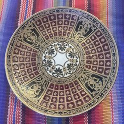Vintage Authentic Oriental Accent 1880 China Art Plate Decorative