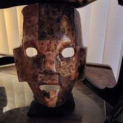 Aztec Clay Mask Very Solid In Resin Of Some Kind