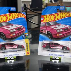 ‘87 Ford Sierra Cosworth 2026 E case SUPER TREASURE HUNT Hot Wheel