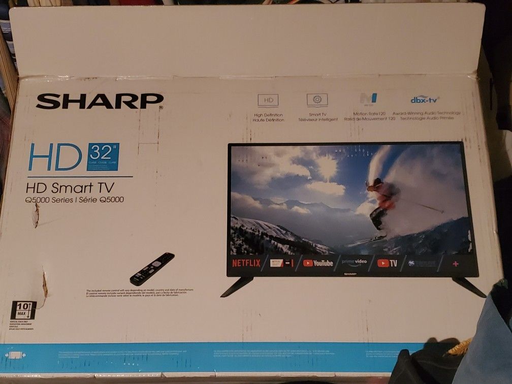 32" sharp smart tv