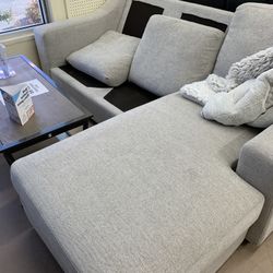Small Sectional Missing 2 Cushions 
