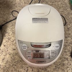 TIGER 5.5-Cup Rice Cooker  with Accessories - Available April 1st