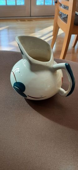 Vintage Purinton Slip Ware Pottery Pitcher