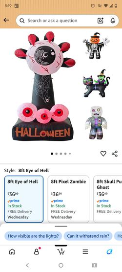 Brand New In Box 8ft Halloween Inflatable $25