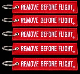 Remove Before Flight Keychains lot of 5
