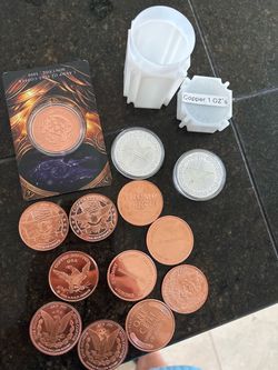 1 oz Copper Round Coin Collection Lot