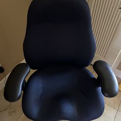 Office chair Relax the back  blue