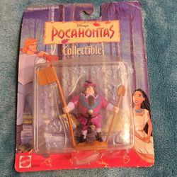 Vintage New Old Stock Mattel Disney Pocahontas John Ratcliffe Figure.