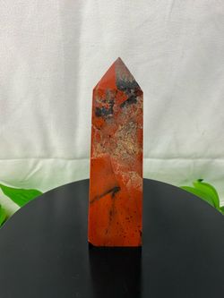 Crystal Red Jasper Tower