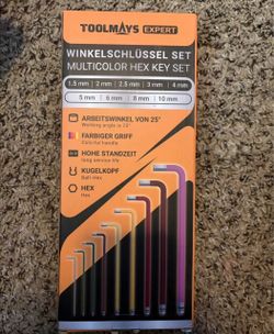 Metric Hex Key Set 9-Piece