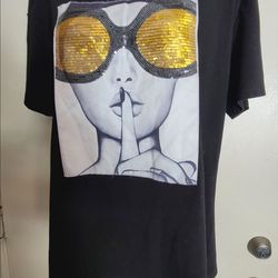 Bling glasses t-shirt