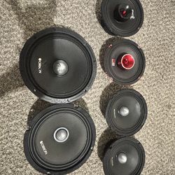 4 medios 6.5  2 medios 8pul