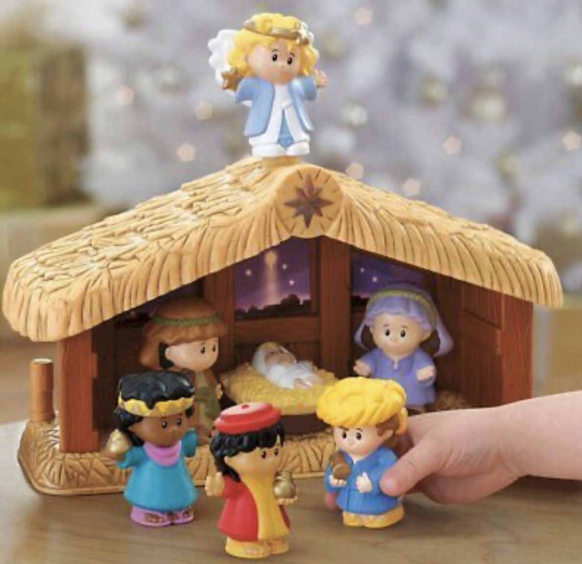 Fisher Price Little People Christmas Story Nativity Navidad Set 